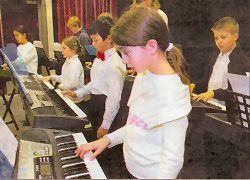 Young Leighton musicians in concert