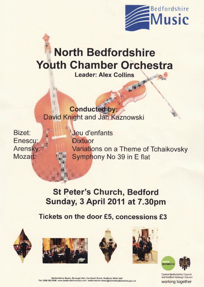 3-Apr-2011: North Beds Chamber Orchestra