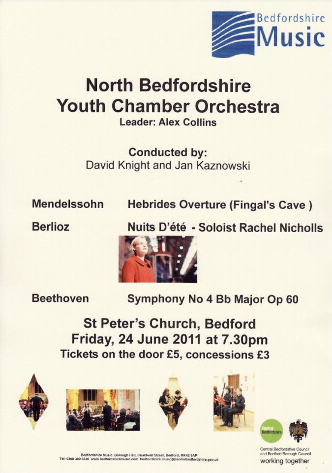 24-Jun-2011: North Beds Chamber Orchestra