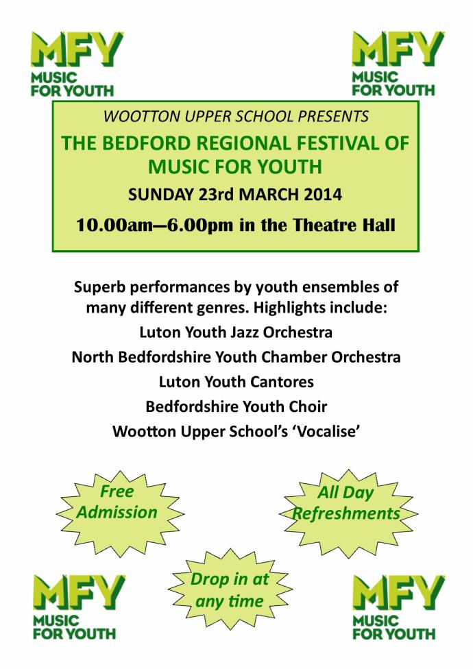 Music For Youth - Sunday 23 March 2014